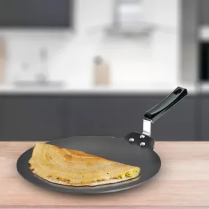 Hawkins Futura Nonstick Dosa Tava 30 cm | 4.88 mm Thick Heavy Gauge | Induction & Gas Compatible