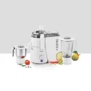 Sujata Powermatic Plus 900W Juicer Mixer Grinder | 3 Jar JMG with Centrifugal Juicer | 22000 RPM Heavy Duty Motor | 2 Year Warranty
