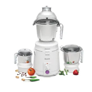 Sujata Dynamix 900W Mixer Grinder | Heavy Duty 22000 RPM Motor | 3 Stainless Steel Jars (1500ml, 1000ml, 500ml) | 2 Year Warranty